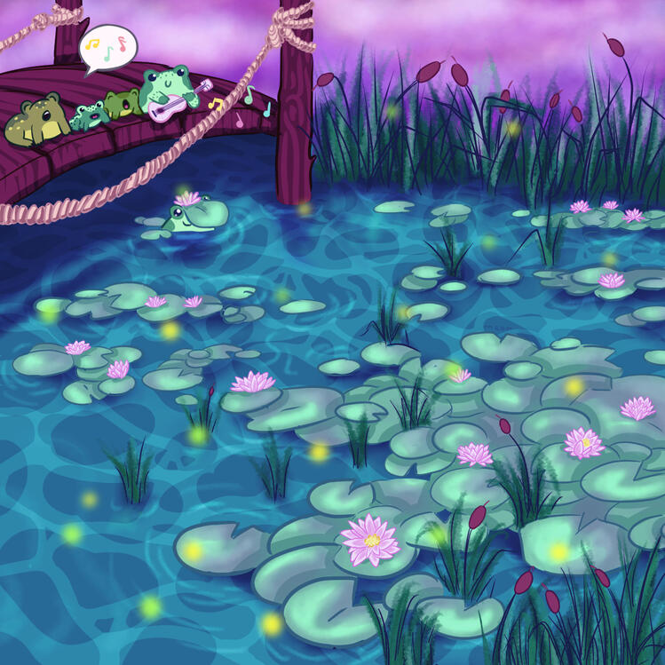 Animals with flowers