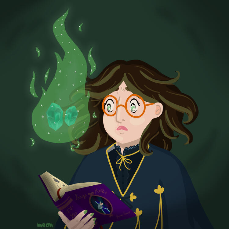 Young mage in trouble
